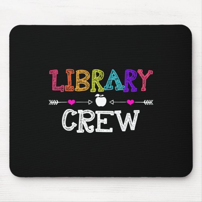 Tapis De Souris Bibliotheque Enseignant s'amuser Premier jour cade (Devant)