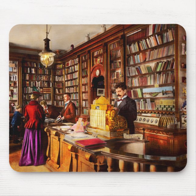 Tapis De Souris Bibliothèque - Une idée nouvelle 1895 (Devant)