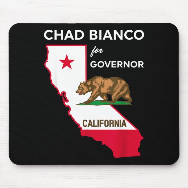 Tapis De Souris Bicanco 2026 Chad Bianco For Governor Of Californi (Devant)