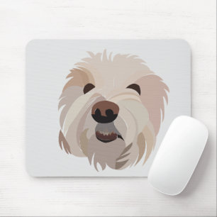 Tapis De Souris Bichon Frise Amoureux des chiens Bichon Frise