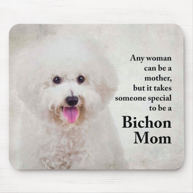 Tapis De Souris Bichon Maman Mousepad (Devant)