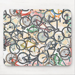 Tapis De Souris bicycle - biking + bike