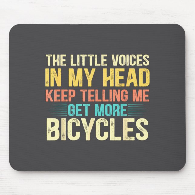 Tapis De Souris Bicycle Lover Funny Quote Cycling Humor  (Devant)