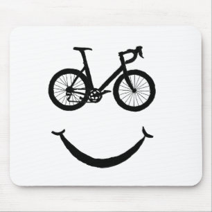 Tapis De Souris Bicyclette joyeux Vélo ClipartClipArt
