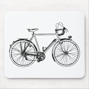 Tapis De Souris Bicyclette vintage