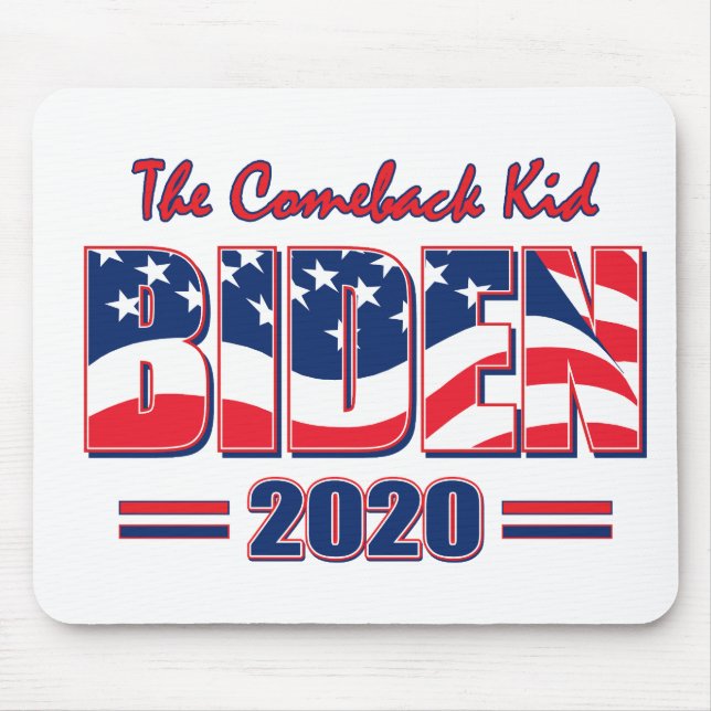 Tapis De Souris BIDEN-2020-Comeback-Kid (Devant)