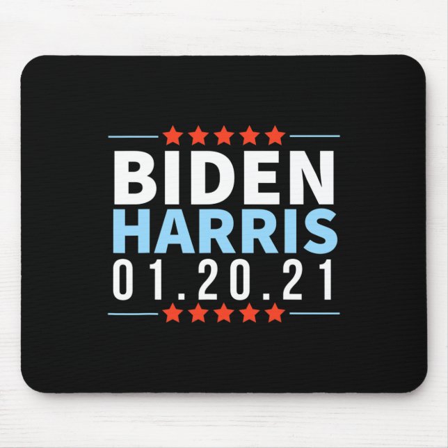 Tapis De Souris Biden Harris Janvier 2021 Victoire électorale Inau (Devant)