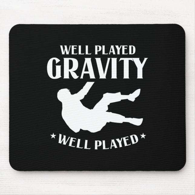 Tapis De Souris Bien Joué Gravity Fun Slip Et Tomber Sur Terre Br (Devant)