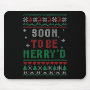 Tapis De Souris Bientôt Être Merryd Couples Engagés Correspondant 