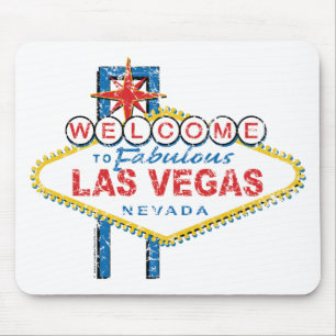 Tapis De Souris Bienvenue à Fabulous Las Vegas