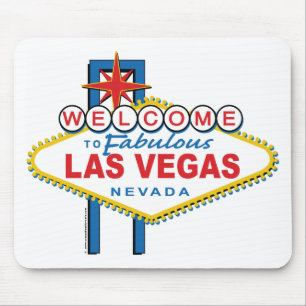 Tapis De Souris Bienvenue à Fabulous Las Vegas