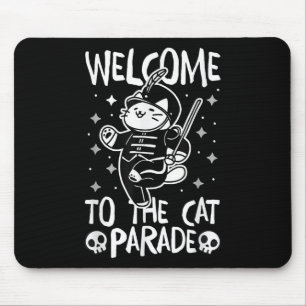 Tapis De Souris Bienvenue À La Parade Des Chats