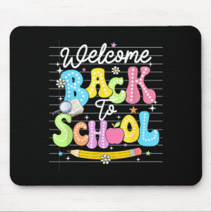 Tapis De Souris Bienvenue à l'école Enseignant Enfants Premier Jou