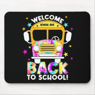 Tapis De Souris Bienvenue à l'école pour les conducteurs de bus tr