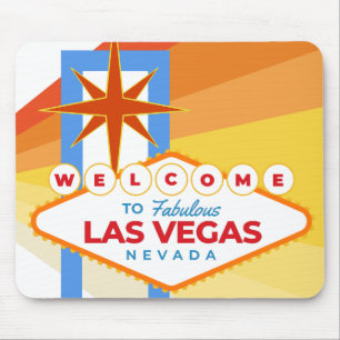 Tapis De Souris Bienvenue au fabuleux Las Vegas 2
