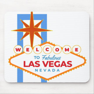 Tapis De Souris Bienvenue dans le fabuleux Las Vegas 3 White