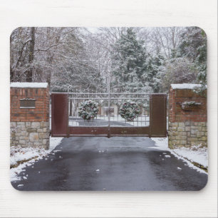 Tapis De Souris Bienvenue En Hiver