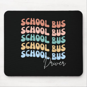Tapis De Souris Bienvenue Retour À L'École Super Rétro Funny Schoo