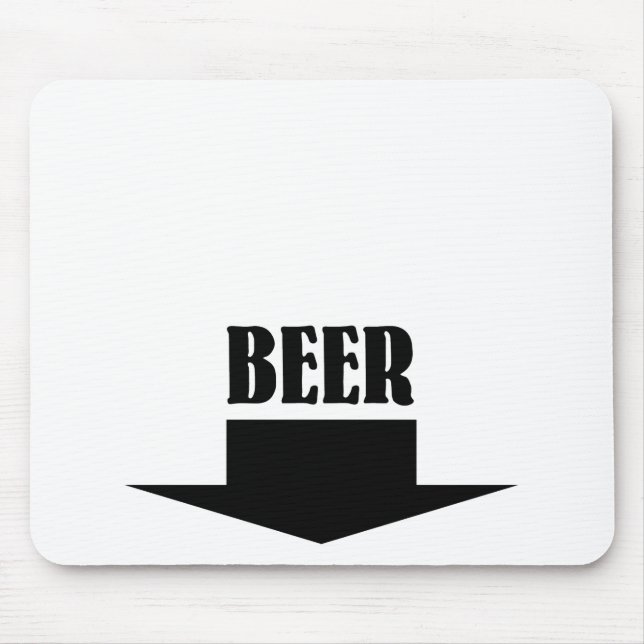 Tapis De Souris Bière (Devant)