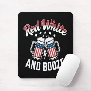 Tapis De Souris Bière 4 juillet , Fête patriotique