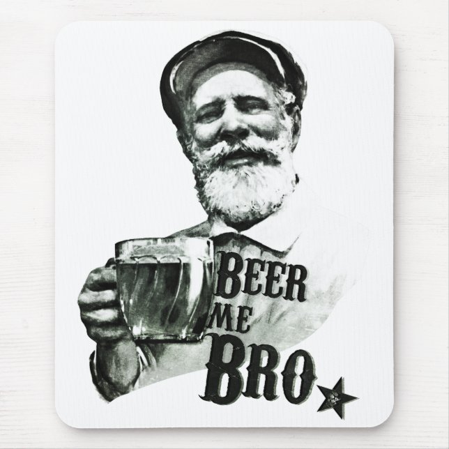 Tapis De Souris Bière je Bro (Devant)