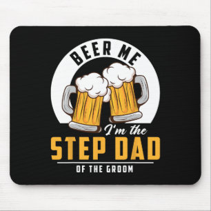 Tapis De Souris Bière pour moi, je suis le beau-père du marié, mar
