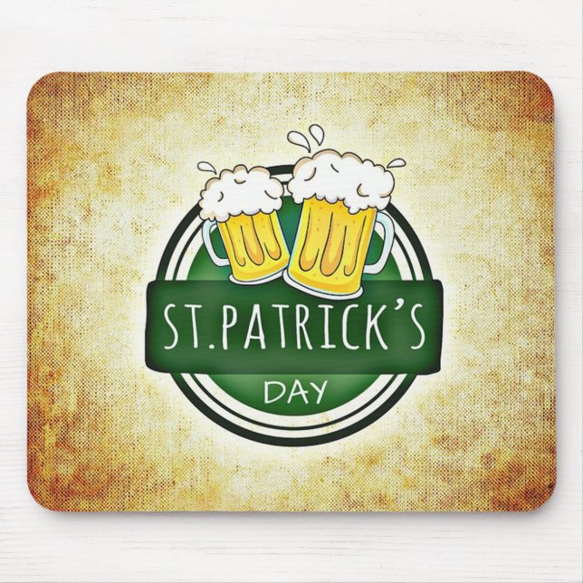 Tapis De Souris Bières de la Saint-Patrick (Devant)