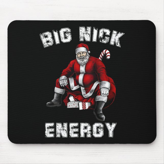 Tapis De Souris Big Nick Energy Fun Père Noël Noël (Devant)