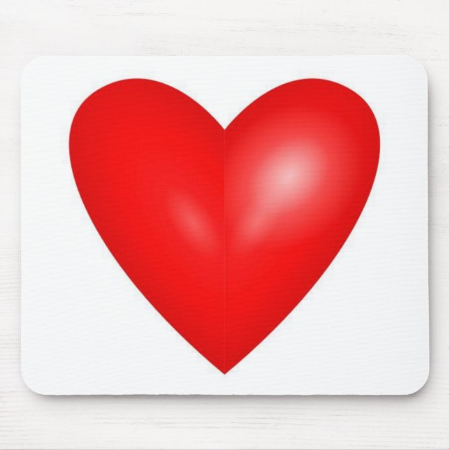 Tapis De Souris Big Red Valentine Heart (Devant)
