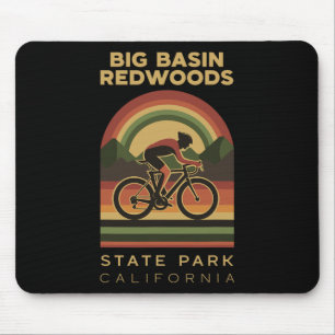 Tapis De Souris Big Sin Redwoods State Park Vélo Tout Terrain Vélo