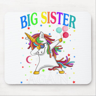 Tapis De Souris Big Sister Again Fille aînée frère frère T-shirt