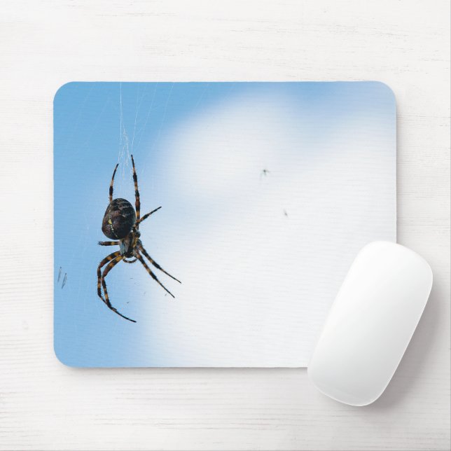 Tapis De Souris Big Spider Hanging à partir du Web (Avec souris)