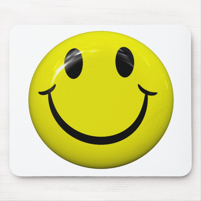 Tapis De Souris Big Yellow Face Mousepad (Devant)