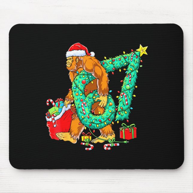 Tapis De Souris Bigfoot 67 Meme Christmas Tree 67 Baseball Lifesty (Devant)