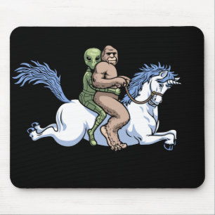 Tapis De Souris Bigfoot, alien, licorne