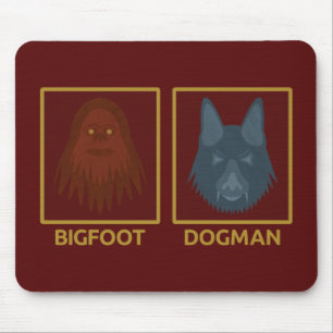 Tapis de souris Bigfoot & Dogman