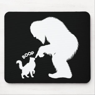 Tapis De Souris Bigfoot Joueuse Chat à Poils Longs Boop