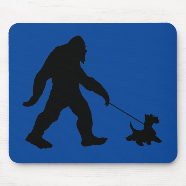Tapis De Souris Bigfoot Marcher Son Scotty Mouse Pad (Devant)
