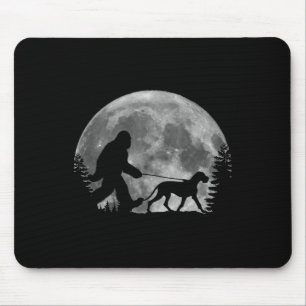 Tapis De Souris Bigfoot Marcher Un Chien Drôle Amoureux De Danse G