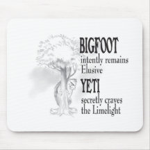 Bigfoot mouse pad