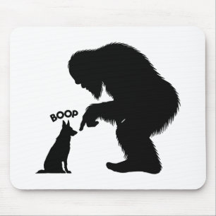 Tapis De Souris Bigfoot Sasquatch Berger Allemand Nose Boop
