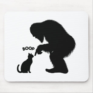 Tapis De Souris Bigfoot Sasquatch Chat Nez Boop
