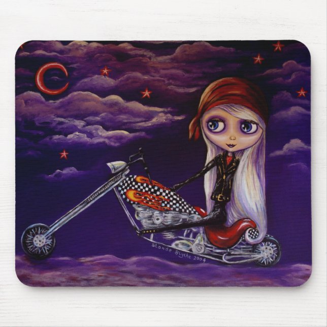 Tapis De Souris Biker Blythe Mousepad (Devant)