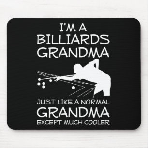 Tapis De Souris Billard Grand-mère Cool - Je suis Un Billard
