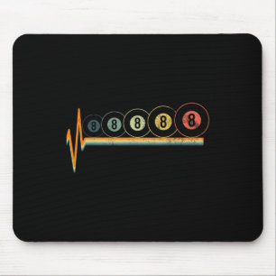 Tapis De Souris Billard huit rétro Vintage