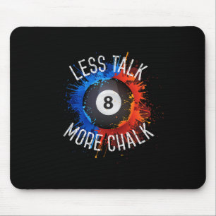 Tapis De Souris Billard Salle de billard Sport Moins Parler Plus C