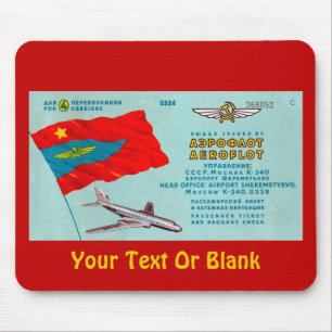 Tapis De Souris Billet passager Aeroflot