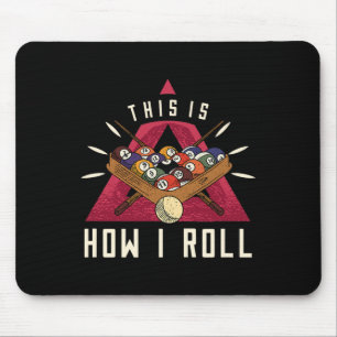 Tapis De Souris Billiard I Roll Billiards Jeu Snooker Pool Billiar
