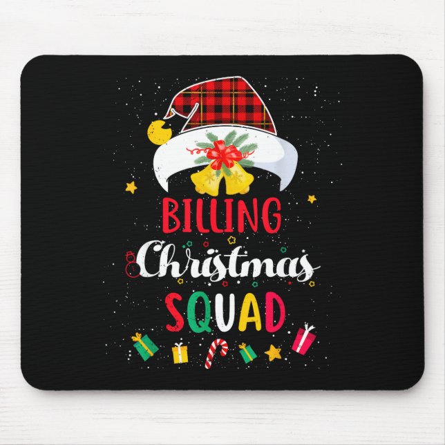Tapis De Souris Billing Christmas Squad Santa Hat Billing Speciali (Devant)