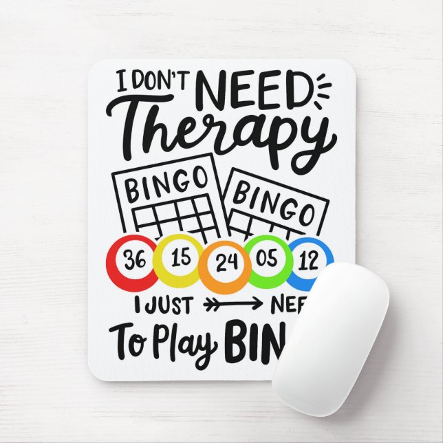 Tapis De Souris Bingo-Mousepad (Avec souris)